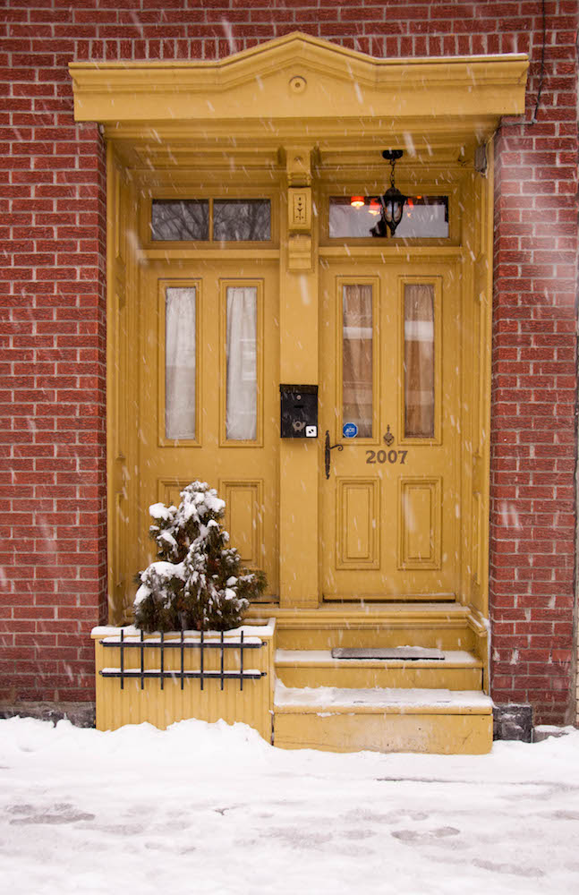 Les premières neiges à Montréal 1
